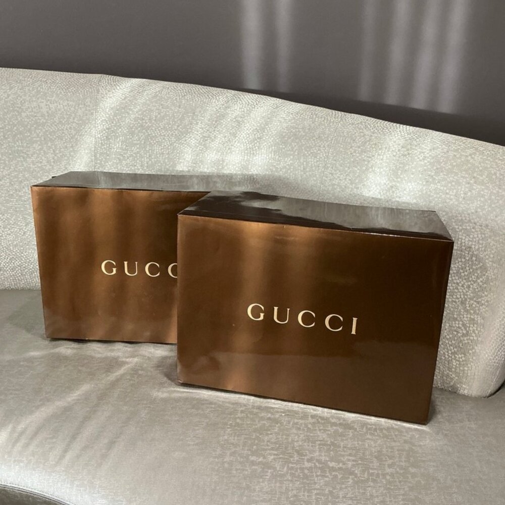 Gucci gift bags 2 pieces as shown in photos